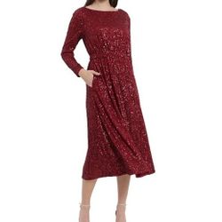 Sequin Midi Dress 