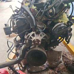 Complete Engine With Wireharness And Transmission