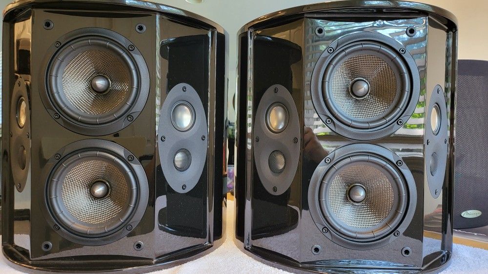 Mirage OMD R Surround Sound Speakers Piano Black