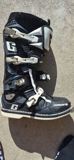 Gaerne Motocross Boots Black and White
