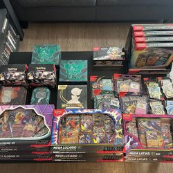 Pokemon Lot Tins Mega 