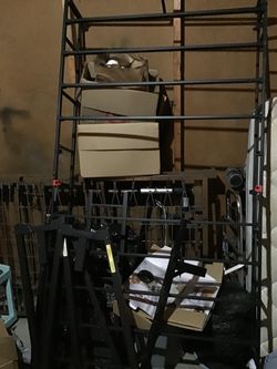 Black twin sized bed frame