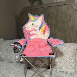 New Unicorn Camping Chair With Cup Holder 