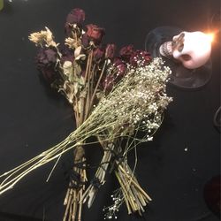 dried roses