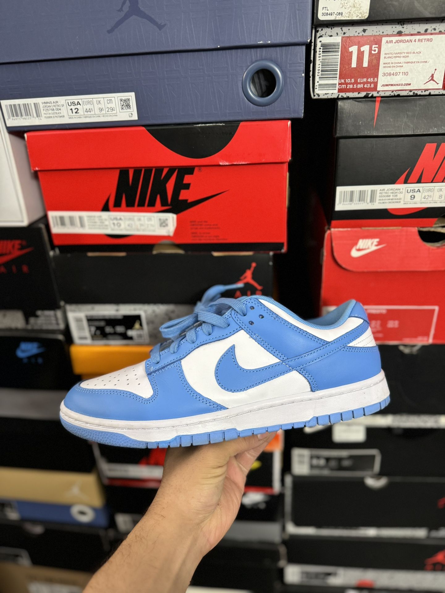 Nike Dunk Low UNC size 9.5 Close To VNDS