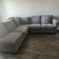 Gray Sectional Couch 