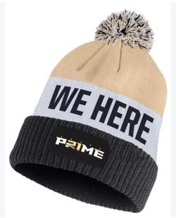 NIKE Colorado Buffaloes Coach Prime On Field Cuffed Beanie Sideline Hat