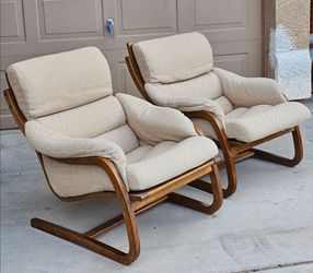 Mid Century Danish Lounge Chairs