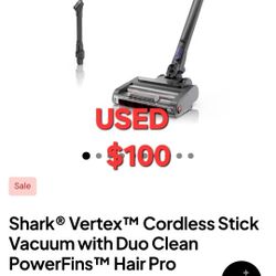 Shark® Vertex™ Cordless Stick Vacuum with Duo Clean PowerFins™ Hair Pro