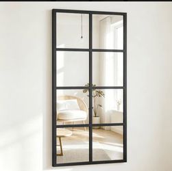 Farmhouse Window Pane Mirror – Brand New