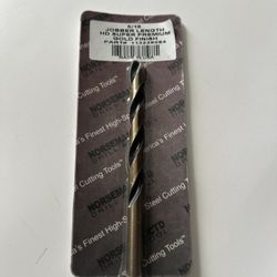1 New- 5/16" Jobber Length drill bit HD Super Premium Gold Finish, Made USA