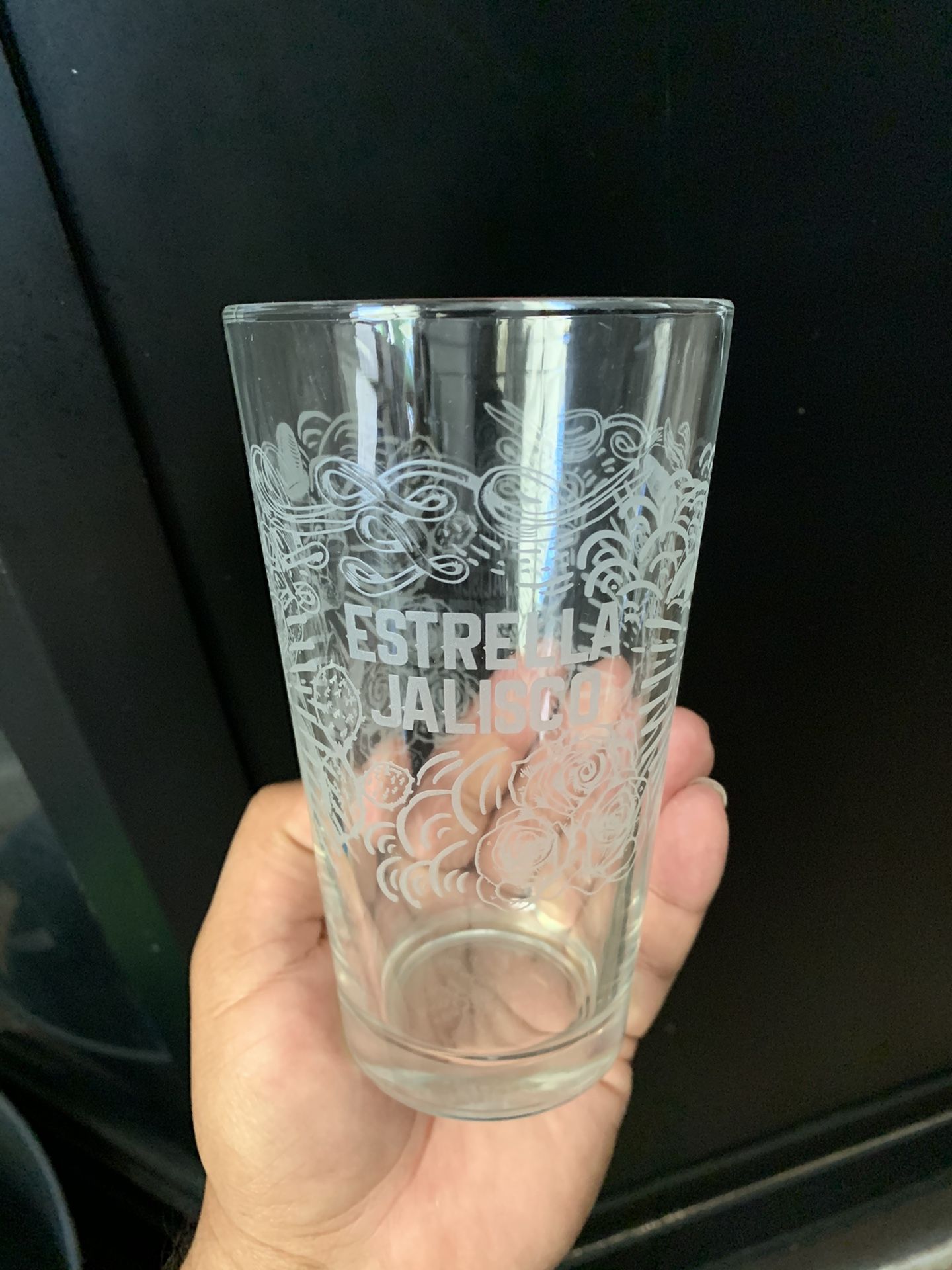Estrella Jalisco beer glasses