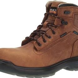 NEW Size 8.5 Wide or 11.5 Ariat Men Turbo 6" Waterproof Carbon Toe Work Boot Safety
Rubber sole
