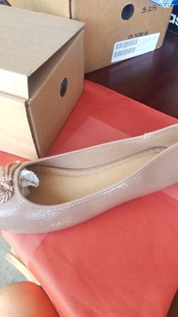 Ballet flats in beige