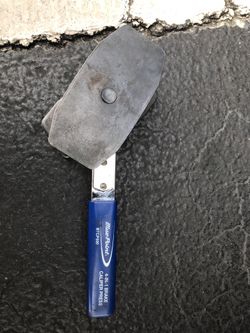 Snap on caliper press