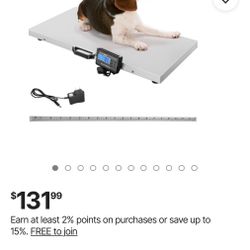 VEVOR 1100Lbs x 0.2Lbs Digital Livestock Scale