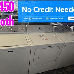 Maytag Top Loads Washer And Dryer Electric 