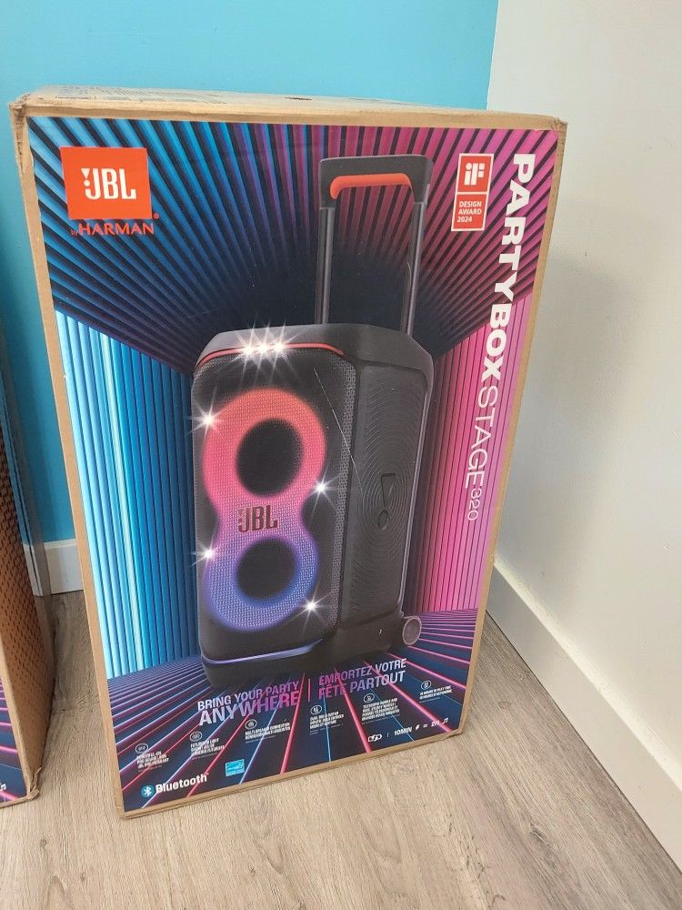 PartyBox Stage 320 Brand New Loud Speaker - Buy it in full or $1 Down Today Only