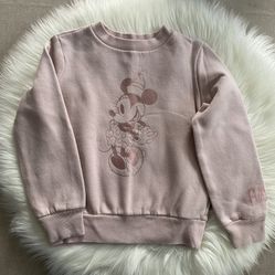 Disney GAP Minnie Mouse Girl's Sweatshirt Size 6