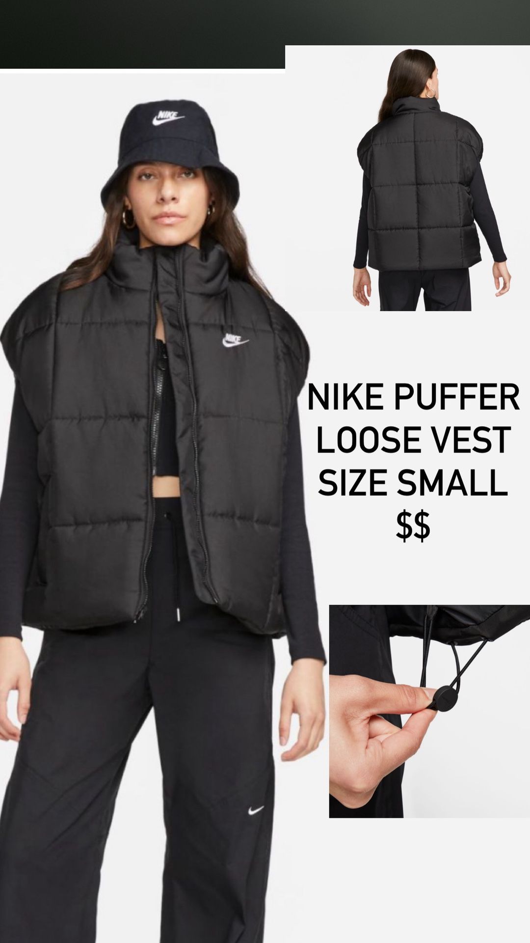 WMNS Nike Puffer Vest Loose Therma-Fit