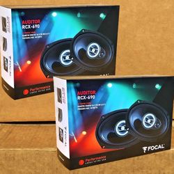 Focal Auditor Car Speakers 2 Sets 6x9 Inch 3-Way Coaxial Speaker System 320 Watts Package RCX-690 🚨 Payment Options Available 🚨 No Credit Needed 🚨 
