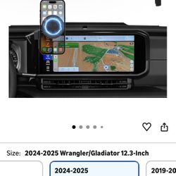 Car Phone Holder Fit for Jeep Wrangler 2024 2025