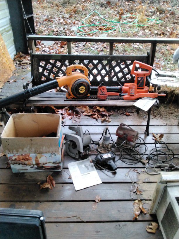 Lot Of Various Tools For Yard Work And Other
