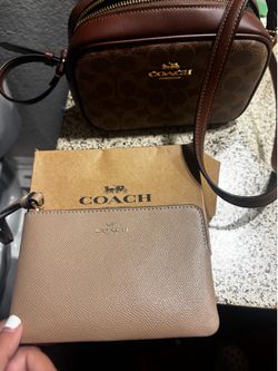 Coach purse and wallet