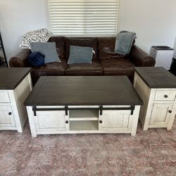 Coffee Table And Two Side Tables 