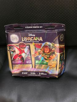 Disney Lorcana Wilds Unknown 2-Player Starter Set Buzz Incredibles! New Factory Sealed!