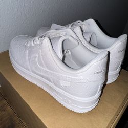 White LV AF1 Size 10.5 Mens 