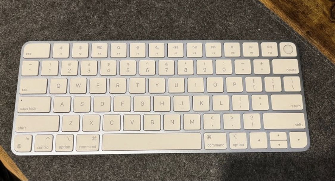 A2449 - Blue Lightning Apple Magic Keyboard with Touch ID