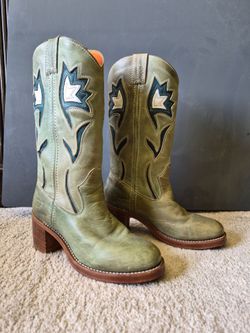 Frye Boots Green Size 7 1/2 B