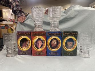 Lord Of The Rings Glass Goblet Collection