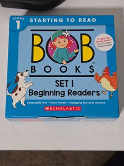 Bob Books Set 1: Beginning Readers | Phonics, Ages 4+, Kindergarten (Stage 1: Starting to Read)