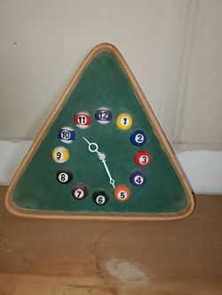 Pool room clock