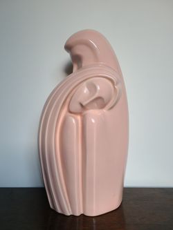 Vintage 1980s Haeger Pottery Lovers Embrace Sculpture