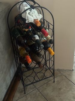 Wine bottle Metal holder