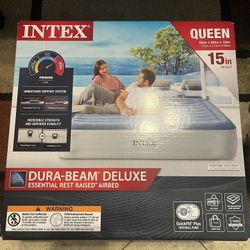 Intex Queen Air Mattress 15in 