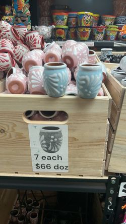 talavera shot glass $7 each $66 doz