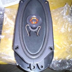 Brand New Audio Bank Flame Series AB-410S 4"X 10" 4 Ohms 2-Ways 650 Watts Peak Power Each Speaker Coaxial Speaker 