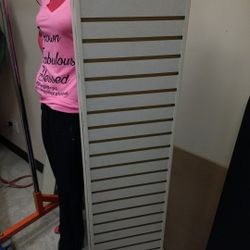 Double-Sided Slatwall Display Cabinet