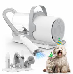 All-in-One Pet Grooming Vacuum Kit