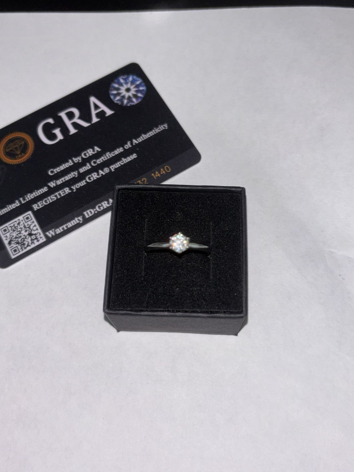 Stunning Adjustable Moissanite Ring – ~0.50 ct (Half Carat)