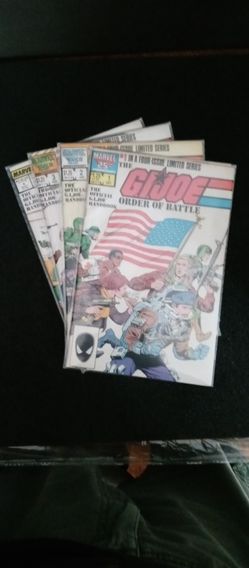 G.i.joe Order Of Battle 1,2,3 And 4 Four Issue Limited Series