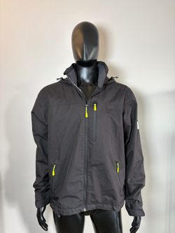 Helly Hansen Crew Sailing Jacket w/Hood (Black / Medium)