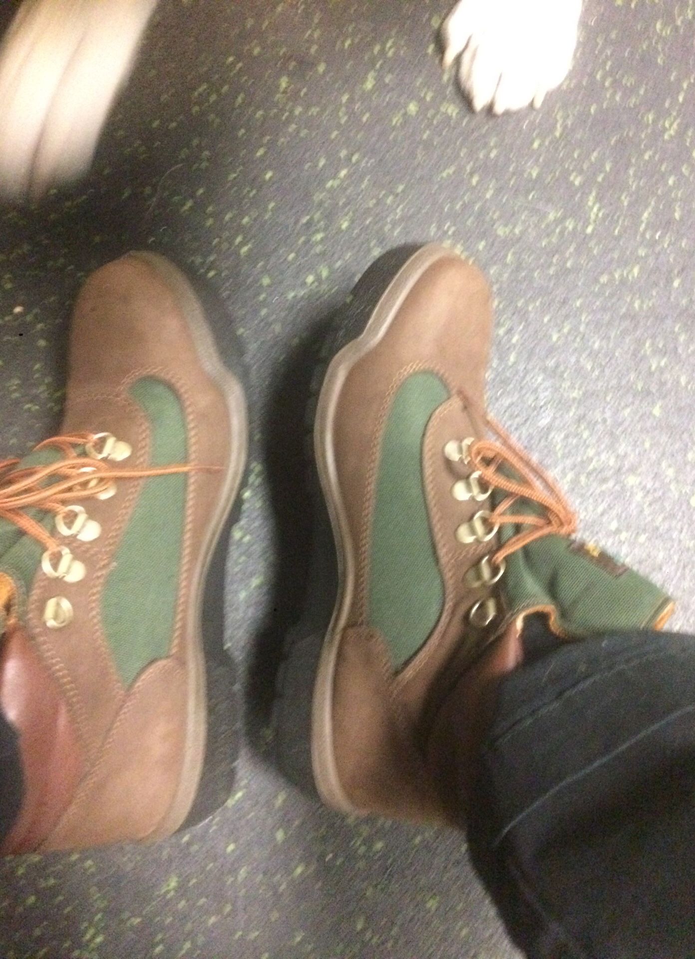 Beef and broccoli timberland field boots size 7