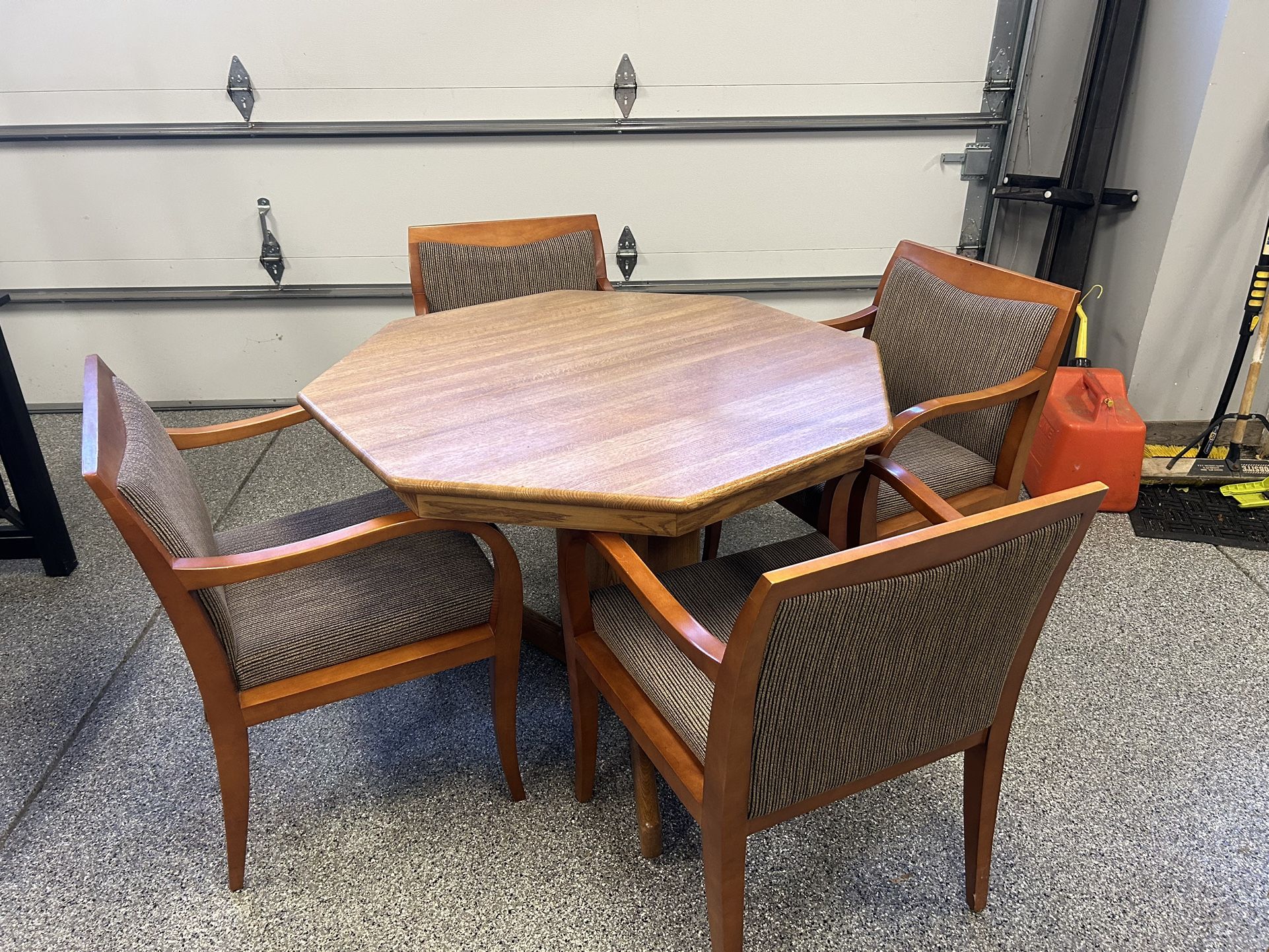 Poker Table And 4 Chairs