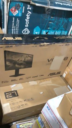 ASUS VG248QG 24" G-SYNC Gaming Monitor 165Hz 1080p 0.5ms Eye Care with DP HDMI DVI,Black