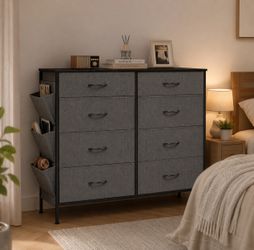8 Drawer Dresser Fabric Drawers